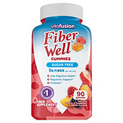 Vitafusion Fiber Well Sugar Free Gummies - Peach, Strawberry, & Berry