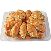 H-E-B Deli Large Party Tray - Rotisserie Chicken Salad Croissant Sandwiches