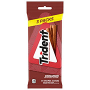 Trident Sugar Free Chewing Gum - Cinnamon, 3 Pk