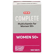 H-E-B Women 50+ Complete Multivitamin Tablets