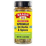 Sprinkle Seasoning, Bragg introduces a blend of all organic Herbs and  Spices which adds flavor to most recipes, meals, and snacks. Click the link  below to order