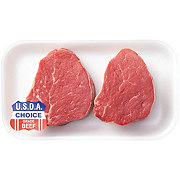 H-E-B Boneless Beef Tenderloin Steaks, Thick Cut - USDA Choice