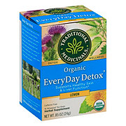 Traditional Medicinals Organic Lemon Everyday Detox Herbal Tea Bags