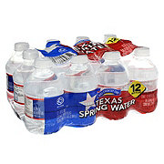 Hill Country Fare Natural Texas Spring Water 12-pk Bottles