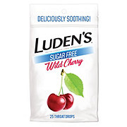 Luden's Sugar Free Soothing Throat Drops - Wild Cherry