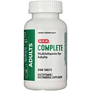 H-E-B Adult Complete Multivitamin Tablets