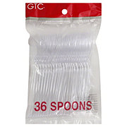 GTC Plastic Spoons - Clear