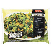 H-E-B Frozen Steamable Broccoli in Cheese Sauce
