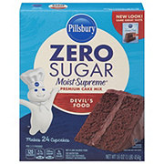 Pillsbury Moist Supreme Zero Sugar Devil's Food Cake Mix