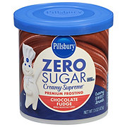 Pillsbury Creamy Supreme Zero Sugar Chocolate Fudge Frosting
