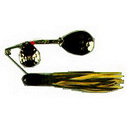 H&H Lure Company Yellow/Black Double Spinner Lure - Shop Fishing