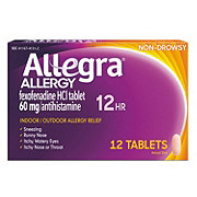 Allegra 12 Hour Non-Drowsy Antihistamine Tablets