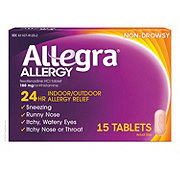 Allegra 24 Hour Non-Drowsy Antihistamine Tablets