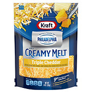 Kraft Triple Cheddar Shredded Cheese with a Touch of Philadelphia
