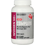 H-E-B Women 50+ Complete Multivitamin Tablets - Texas-Size Pack
