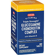 H-E-B Glucosamine Chondroitin Complex Triple Strength with Vitamin D 2000 IU Caplets