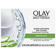 Olay Daily Facials Sensitive Cleansing Cloths, Fragrance-Free