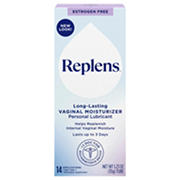 replens personal lubricant ingredients 6 pack) Replens Silky Smooth Personal Lubricant, Fragrance-Free Silicone  Vaginal Lube, 2.7 oz main image 1
