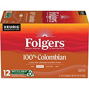 Folgers 100% Colombian Medium Roast Single Serve Coffee K Cups