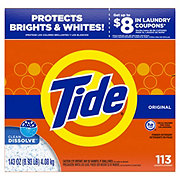 Tide HE Turbo Powder Laundry Detergent, 113 Loads - Original
