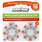 Rayovac Hearing Aid Value Pack Size 13 Batteries