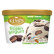 Kemps Smooth & Creamy Frozen Yogurt - Moose Tracks