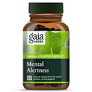 Gaia Herbs Mental Alertness Vegetarian Liquid Phyto-Caps