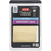 H-E-B Reduced Fat Monterey Jack Sliced Cheese