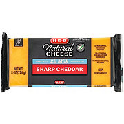 H-E-B Reduced Fat Sharp Cheddar Cheese
