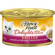 Fancy Feast Purina Fancy Feast Grilled Gravy Wet Cat Food, Delights Grilled Chicken & Cheddar Cheese Feast