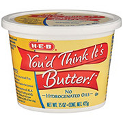 H-E-B You'd Think It's Butter! 58% Vegetable Oil Spread
