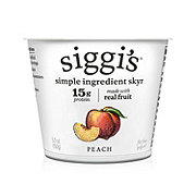 Siggi's 0% Non-Fat Strained Skyr Peach Yogurt