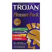 Trojan Pleasure Pack Lubricated Condoms