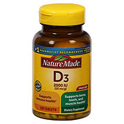 Nature Made Vitamin D3 Tablets - 2000 IU
