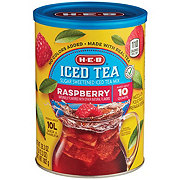 H-E-B Sugar-Sweetened Iced Tea Mix - Raspberry