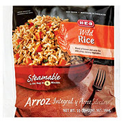 H-E-B Frozen Steamable Wild Rice