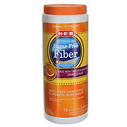 H-E-B Sugar Free Fiber Supplement Powder - Orange