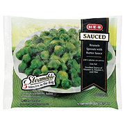 H-E-B Frozen Steamable Brussels Sprouts in Butter Sauce