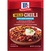 McCormick 30% Less Sodium Mild Chili Seasoning Mix