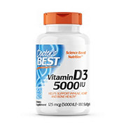 Doctor's Best Vitamin D-3 2000 IU Softgel Capsules