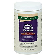 Central Market Whey Protein Powder - Natural Chocolate Flavor