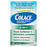 Colace Stool Softener + Laxative Tablets