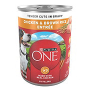 Purina ONE Purina ONE Tender Cuts in Wet Dog Food Gravy Chicken and Brown Rice Entree