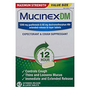 Mucinex DM 12 Hour Extended-Release Bi-Layer Tablets