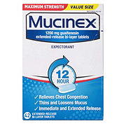 Mucinex Maximum Strength 12 Hour Extended-Release Bi-Layer Tablets