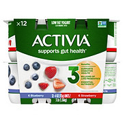 Activia Probiotic Strawberry & Blueberry Variety Pack Yogurt