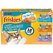 Friskies Gravy Wet Cat Food Variety Pack, Tasty Treasures Prime Filets