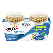 Yoplait Light Low-Fat Blueberry Yogurt with Nature Valley Granola