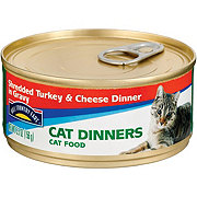 Hill Country Fare Cat Dinners Shredded Turkey & Cheese Dinner in Gravy Cat Food