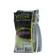 Yoshi Plastic Teaspoon - Glossy Silver